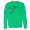 Heavy Cotton 100% Cotton Long Sleeve T Shirt Thumbnail